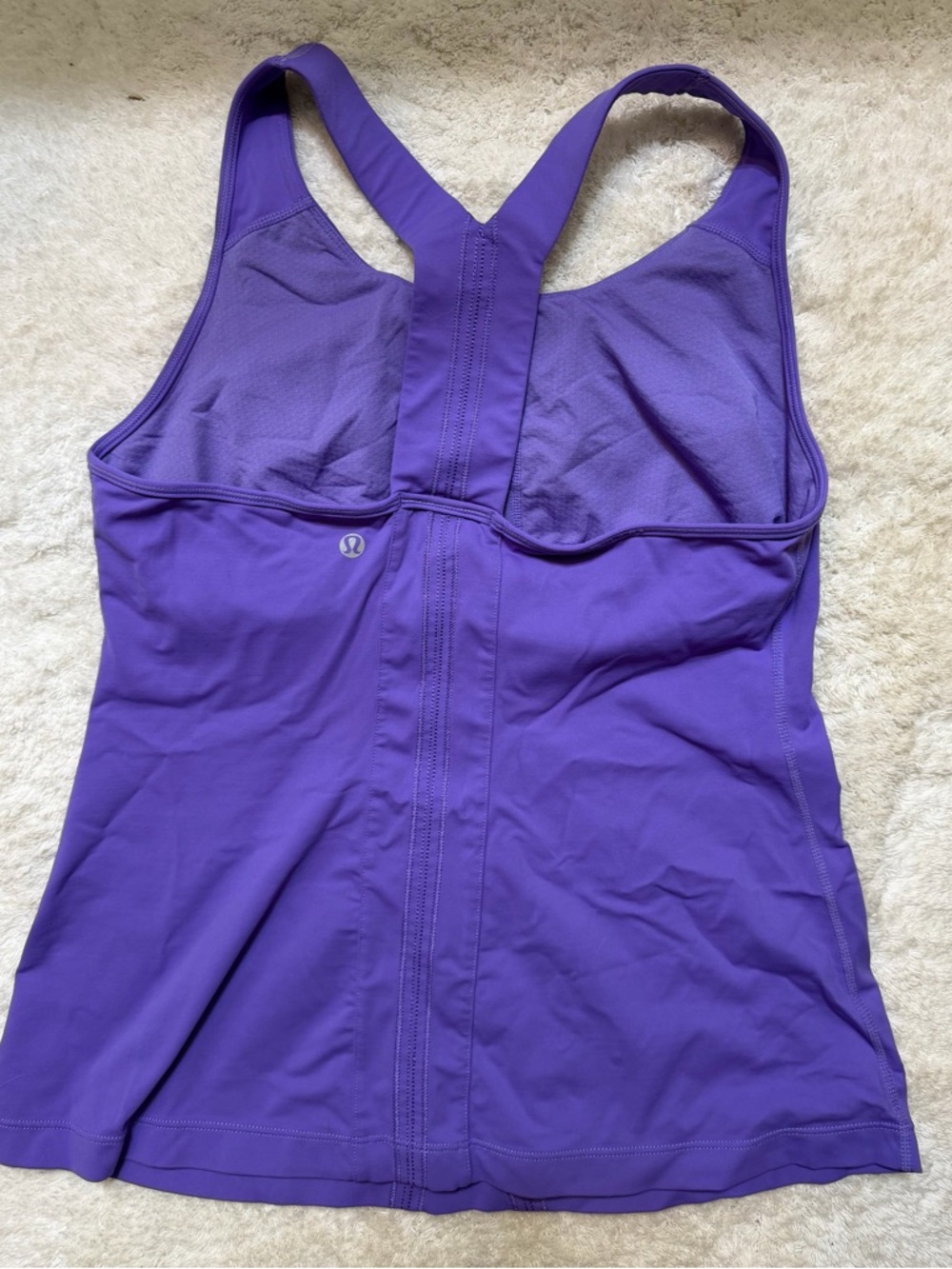 Purple Racerback Active Tank - Picture 2 of 4